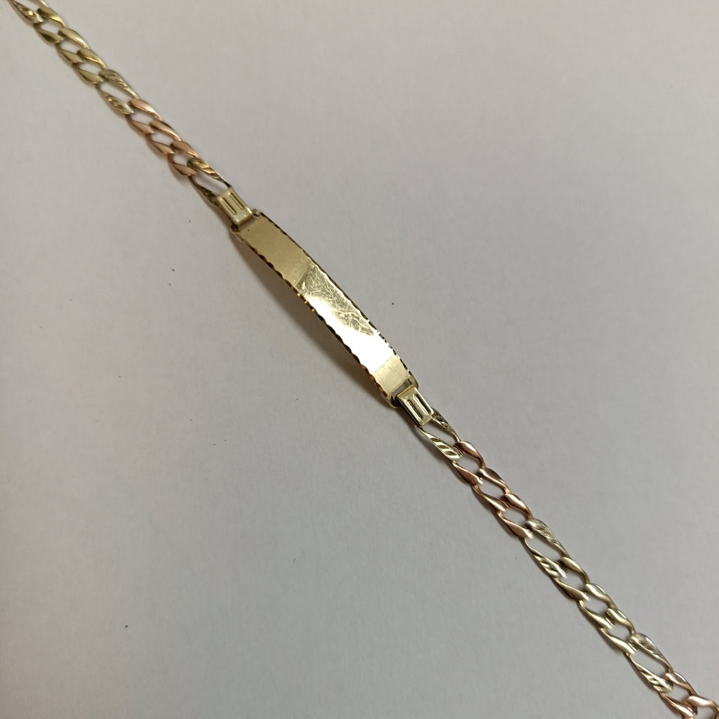 ESCLAVA ORO COMBINADO 14 K 3.5 GRMS (SEMINUEVO)