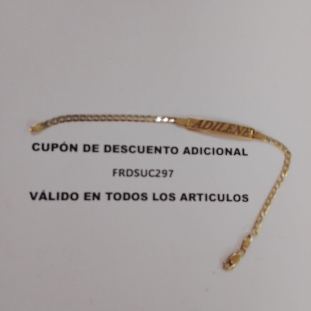 ESCLAVA ORO COMBINADO 10 K 3.7 GRMS (SEMINUEVO)