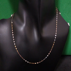 CADENA ORO COMBINADO 10 K 0,60 GRMS (SEMINUEVO)