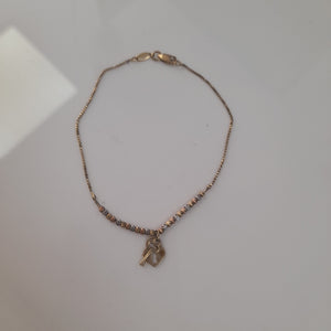 PULSERA ORO COMBINADO 14 K 2.1 GRMS (SEMINUEVO)