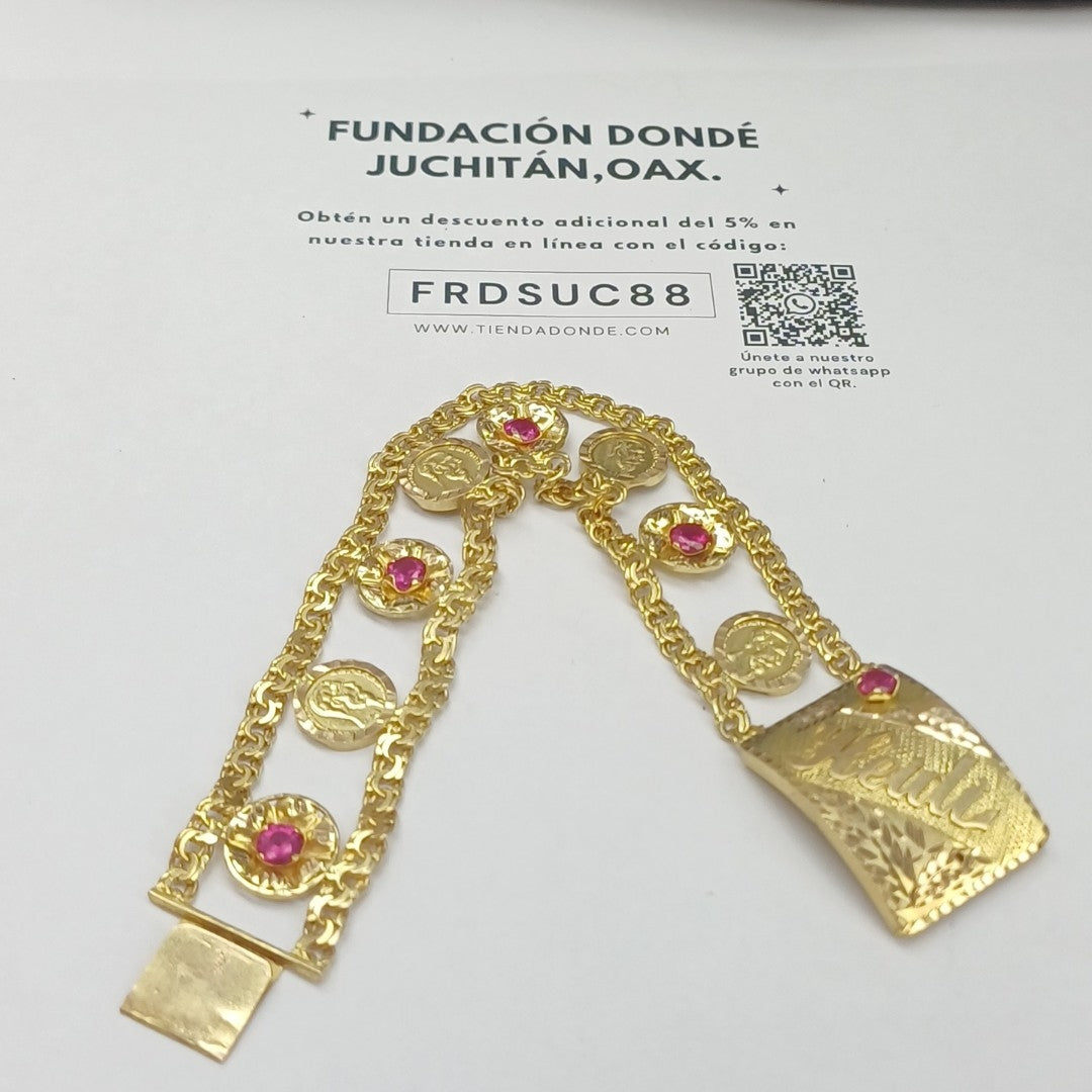 K1 17 GRMS 10 K IDENTIFICACIÓN ESCLAVA MATERIALES ORO CANTIDAD DE (SEMINUEVO)