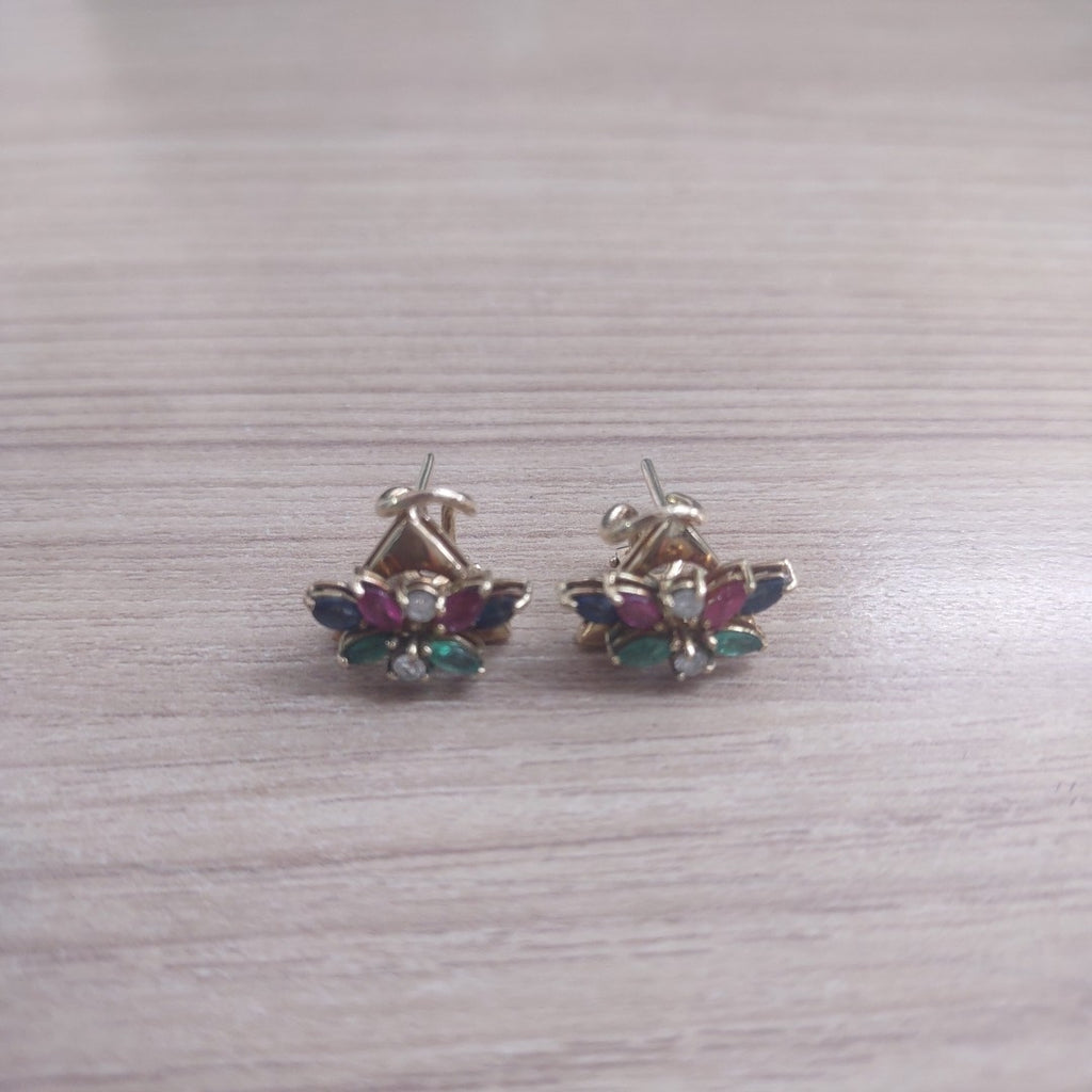 BROQUELES PAR ORO 14 K 4,80 GRMS (SEMINUEVO)