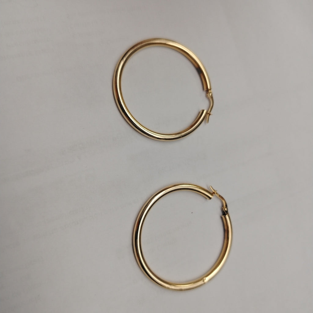ARRACADAS PAR ORO 14 K 3.3 GRMS (SEMINUEVO)
