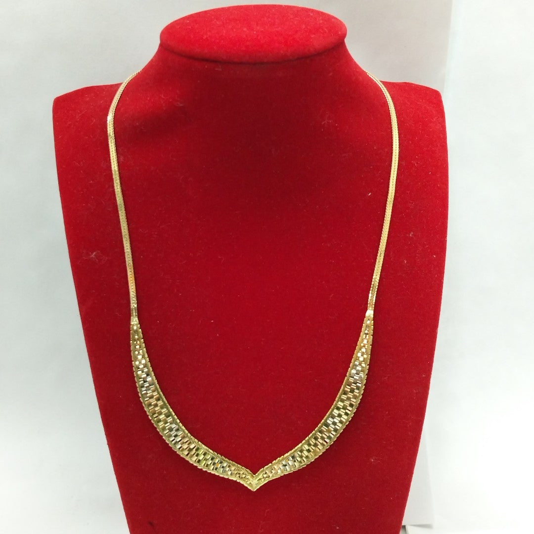 GARGANTILLA ORO,ORO COMBINADO 10 K 11,80 GRMS (SEMINUEVO)