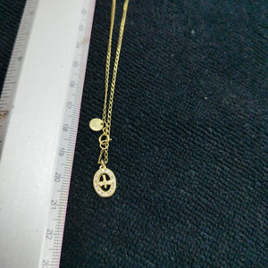 CADENA, MEDALLA RELIGIOSA ORO 10 K 1.4 GRMS (SEMINUEVO)