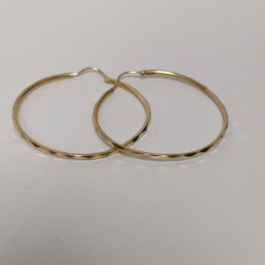 ARRACADAS PAR ORO 14 K 2.5 GRMS (SEMINUEVO)