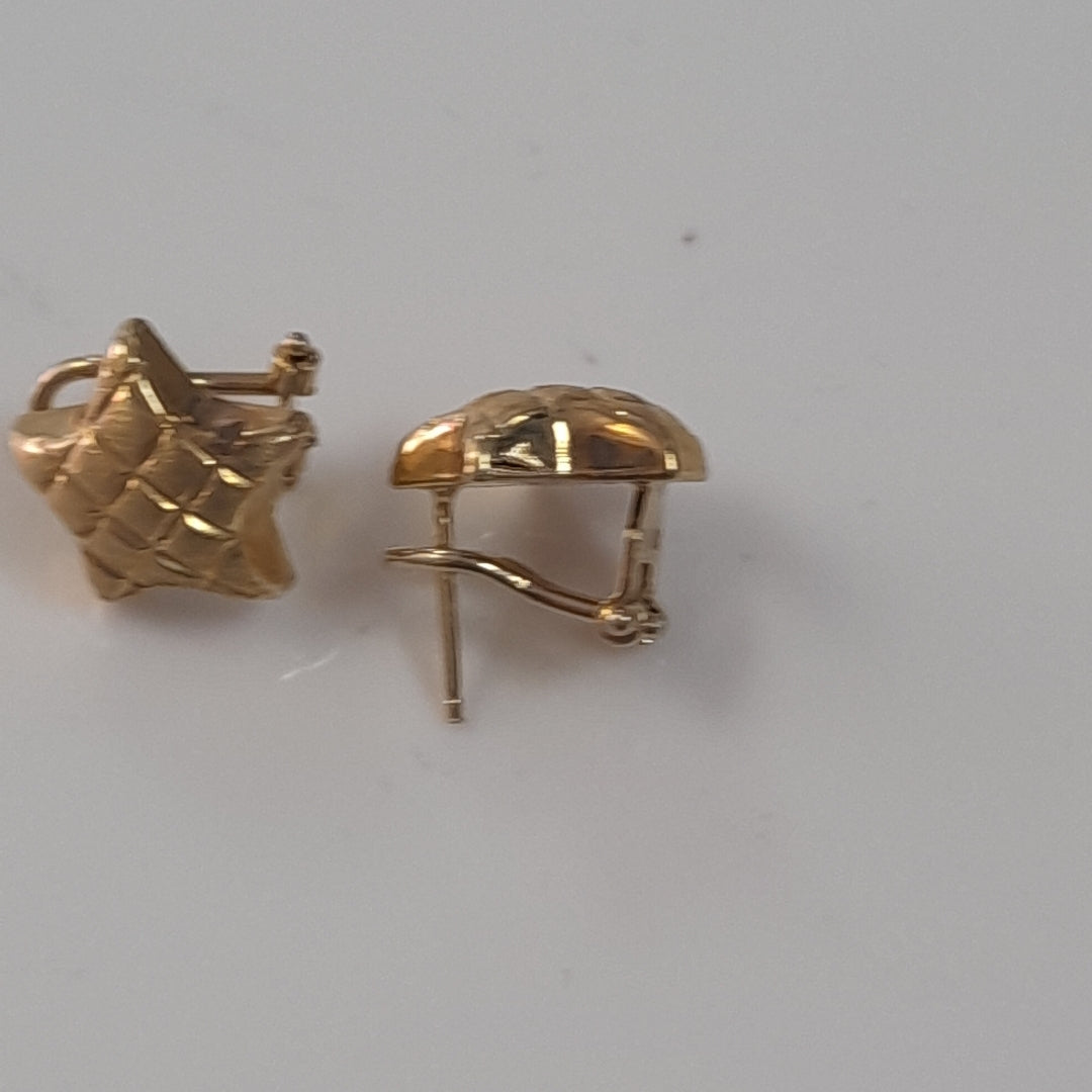 ARETES PAR ORO 14 K 4,40 GRMS (SEMINUEVO)