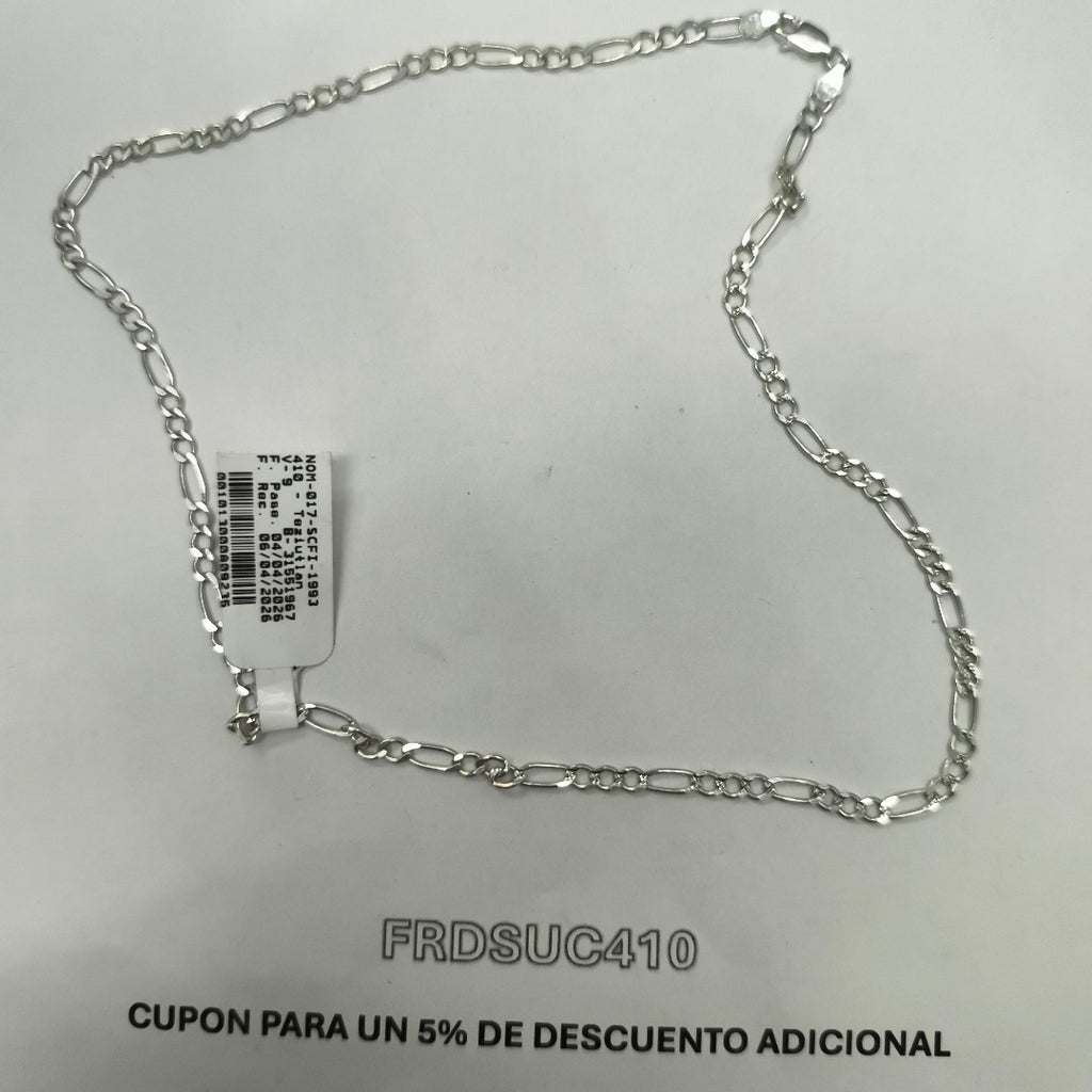 CADENA PLATA 6,60 GRMS (SEMINUEVO)