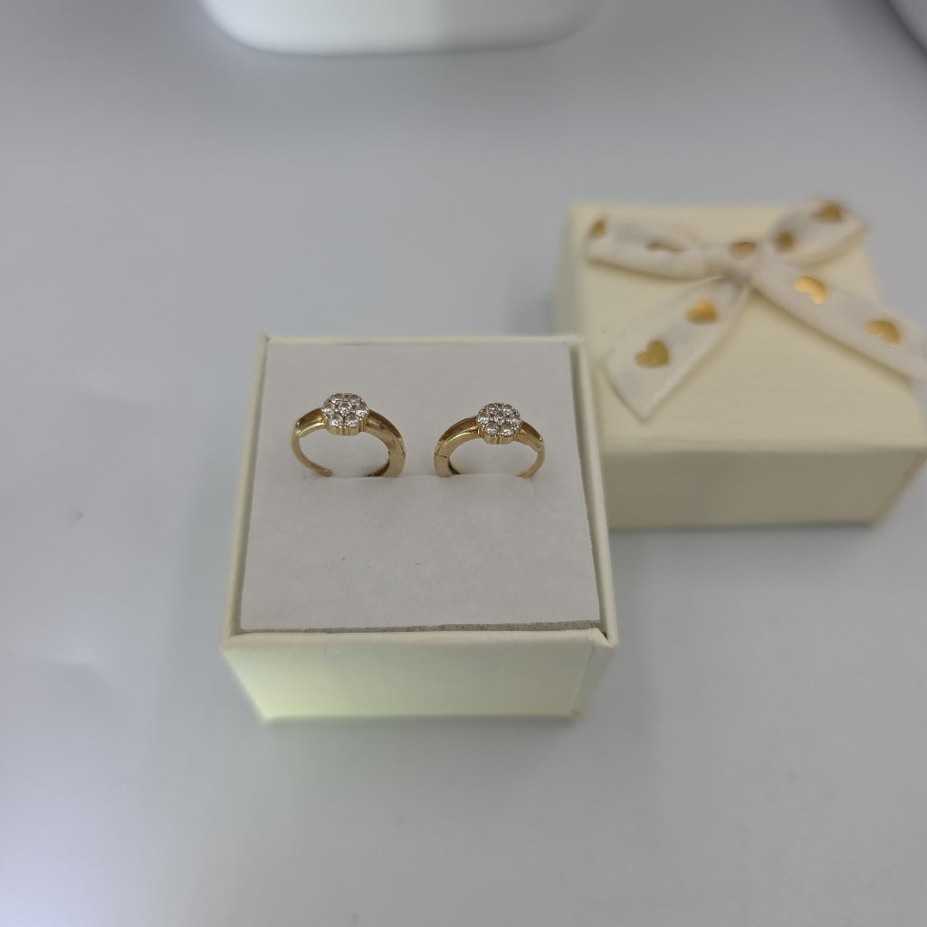 ARETES PAR ORO 14 K 1.4 GRMS (SEMINUEVO)