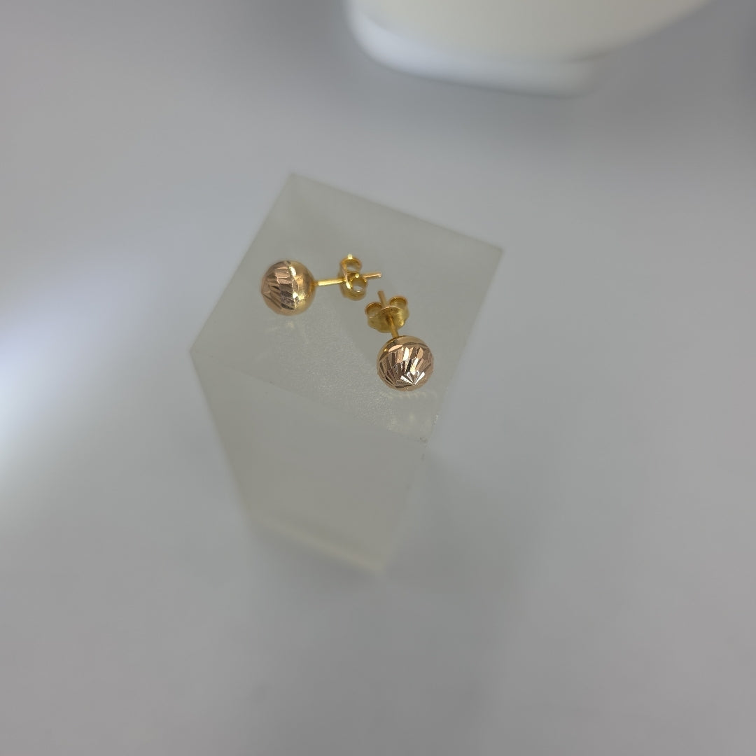 BROQUELES PAR ORO 14 K 1.3 GRMS (SEMINUEVO)