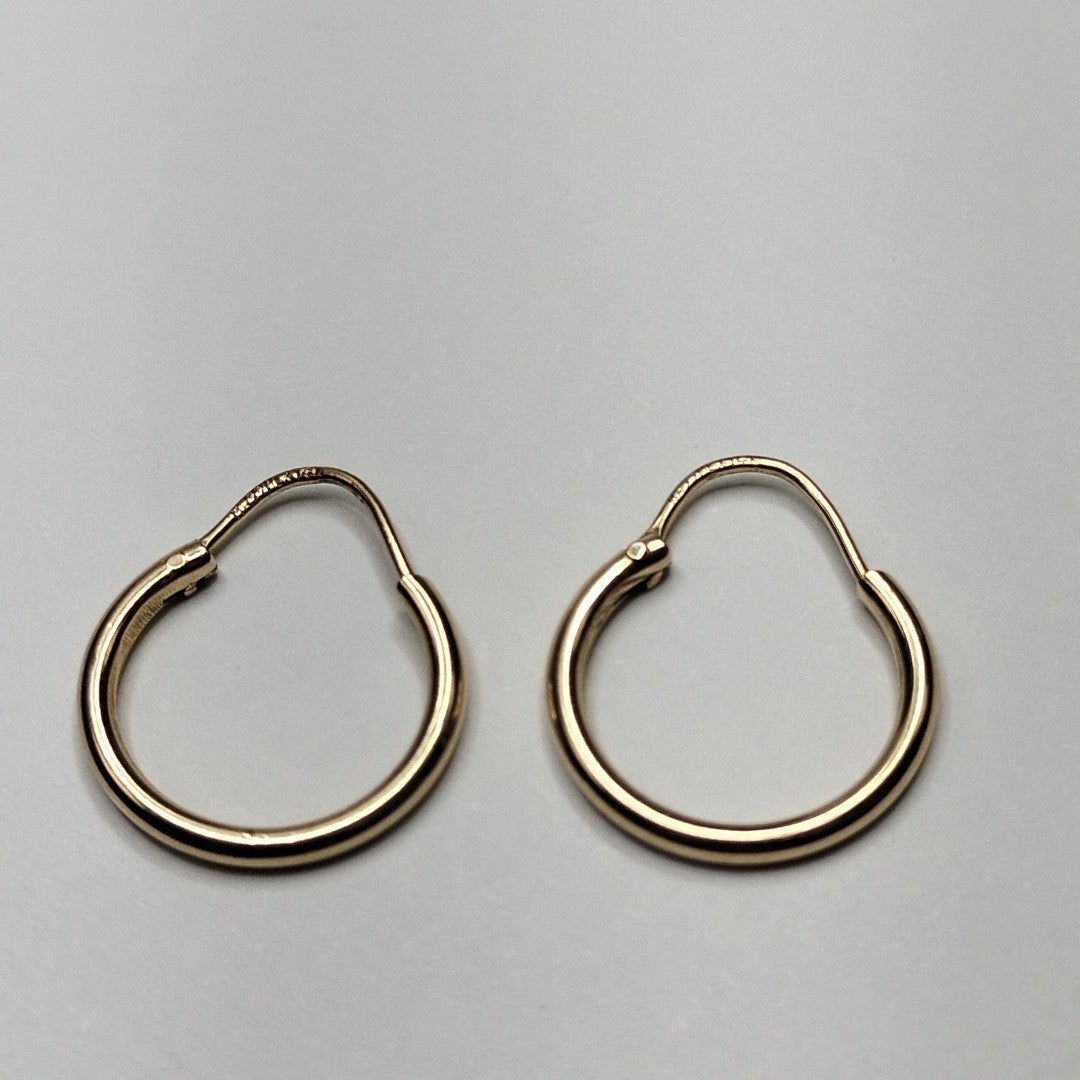 ARRACADAS PAR ORO 14 K 1.2 GRMS (SEMINUEVO)