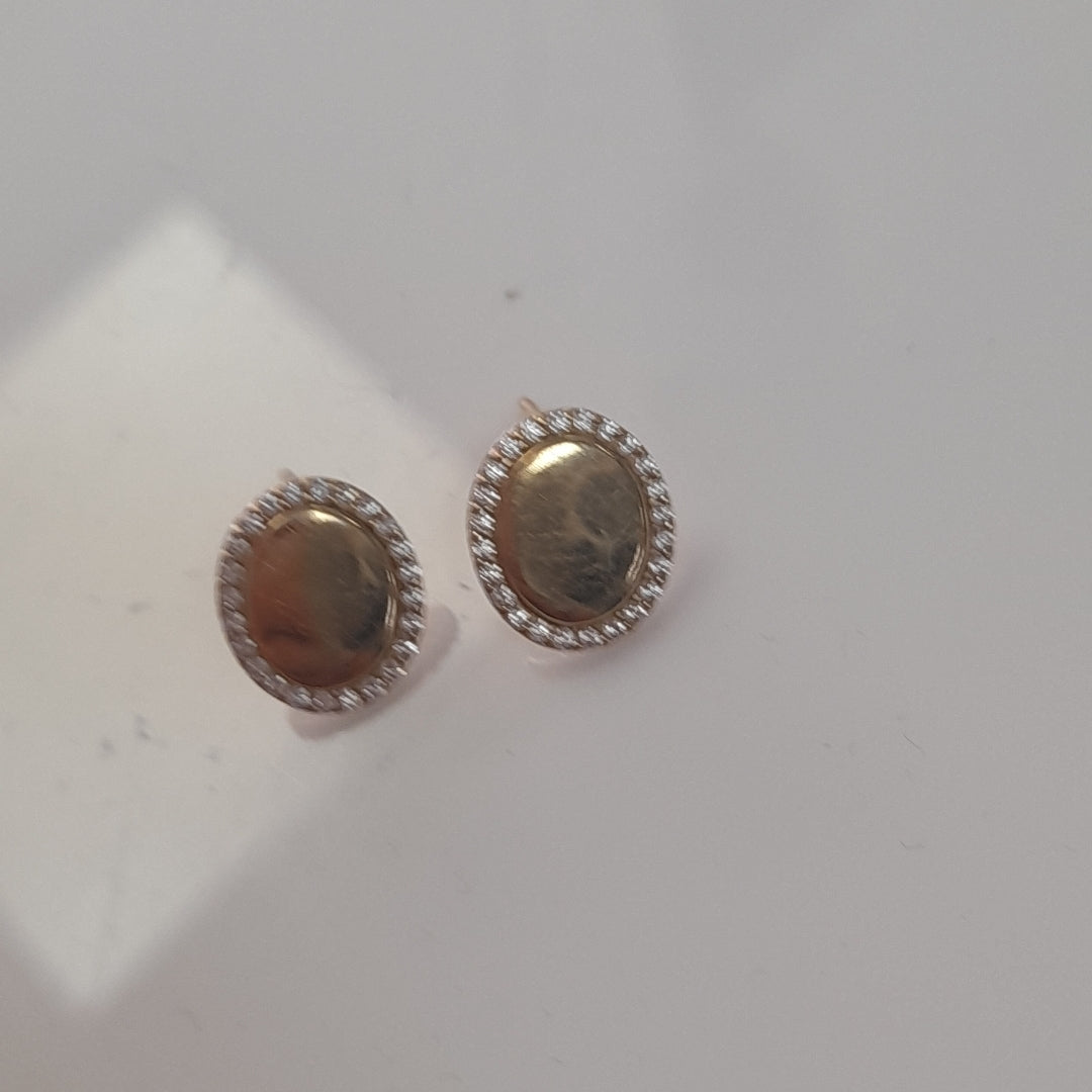 BROQUELES PAR ORO 14 K 2.5 GRMS (SEMINUEVO)