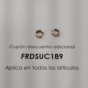 ARRACADAS PAR ORO 14 K 2.2 GRMS (SEMINUEVO)