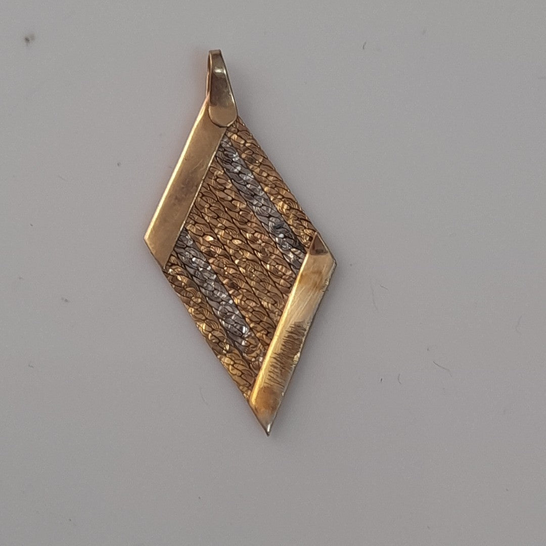 DIJE ORO COMBINADO 14 K 0.9 GRMS (SEMINUEVO)