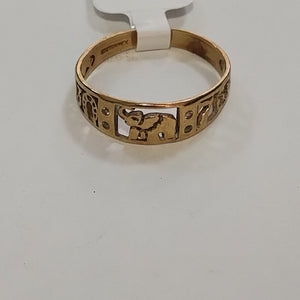 ARGOLLA DE LA SUERTE ORO 10 K 2.2 GRMS (SEMINUEVO)