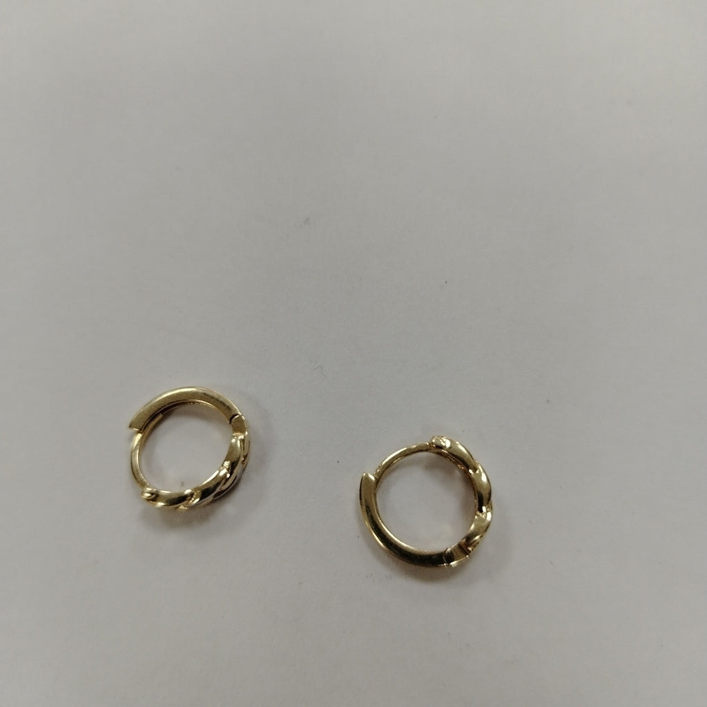ARRACADAS PAR ORO, RODIADO 14 K 2.1 GRMS (SEMINUEVO)