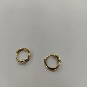 ARRACADAS PAR ORO, RODIADO 14 K 2.1 GRMS (SEMINUEVO)