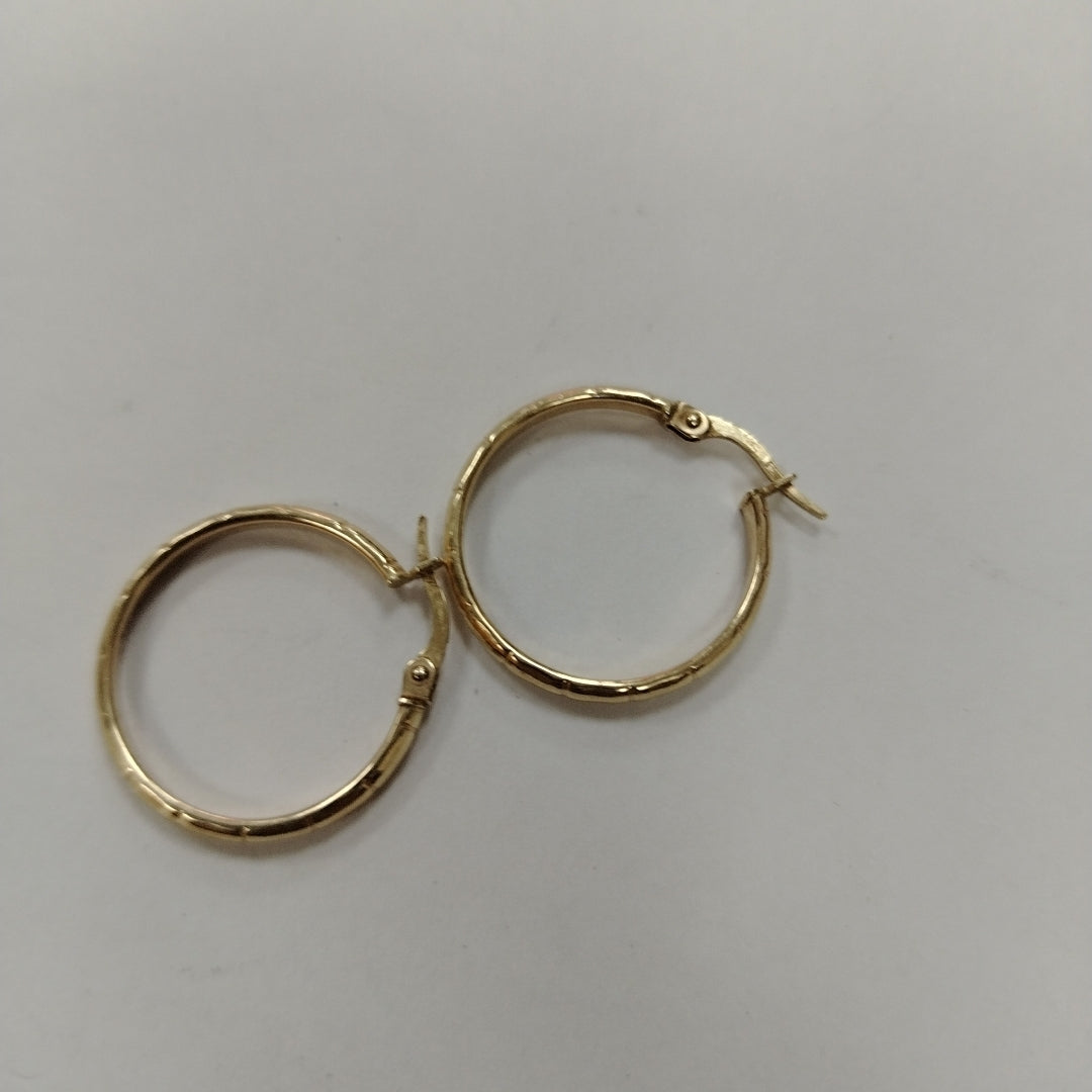 ARRACADAS PAR ORO 14 K 1.5 GRMS (SEMINUEVO)