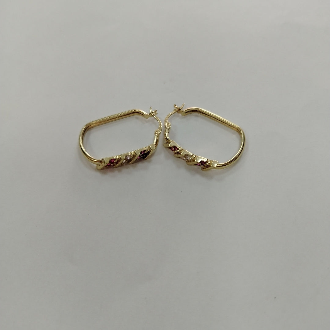 ARRACADAS PAR ORO 14 K 5.9 GRMS (SEMINUEVO)