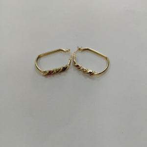 ARRACADAS PAR ORO 14 K 5.9 GRMS (SEMINUEVO)