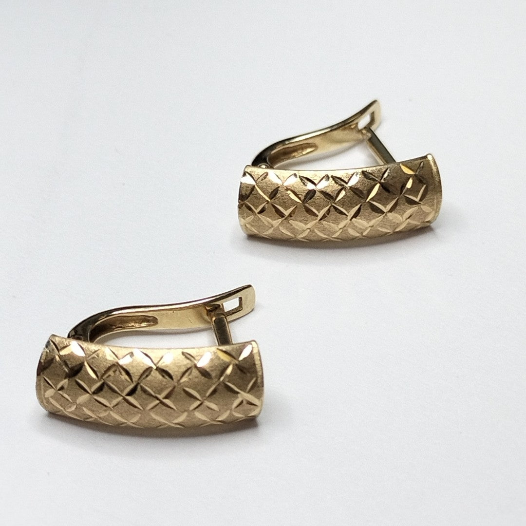 ARETES PAR ORO 14 K 2.3 GRMS (SEMINUEVO)