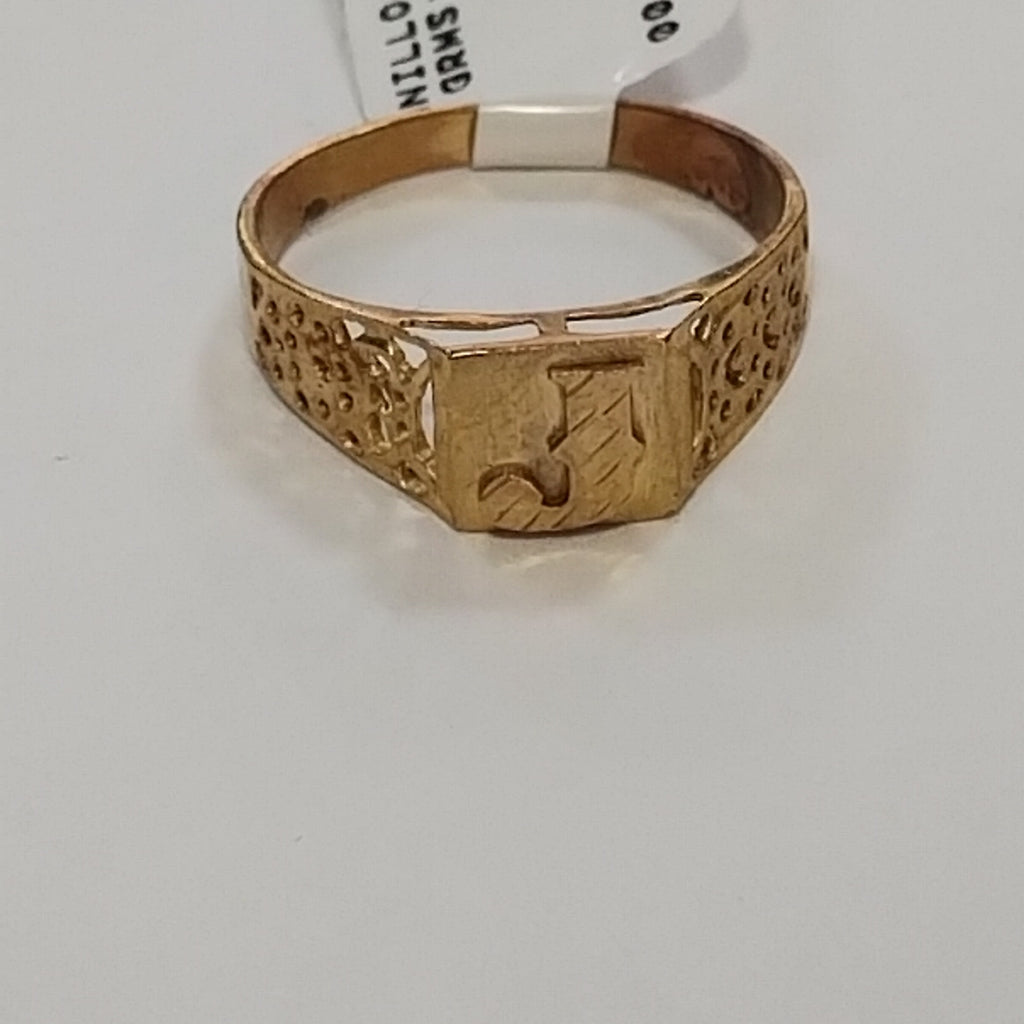ANILLO ORO 10 K 2,30 GRMS (SEMINUEVO)