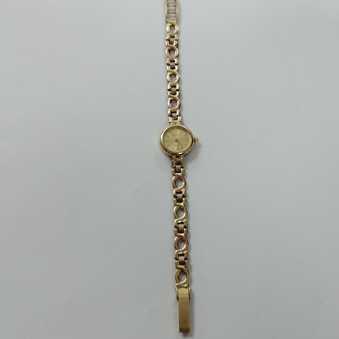 RELOJ CAJA ACERO PULSO ORO ORO 14 K 18,70 GRMS (SEMINUEVO)