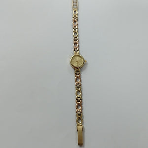 RELOJ CAJA ACERO PULSO ORO ORO 14 K 18,70 GRMS (SEMINUEVO)