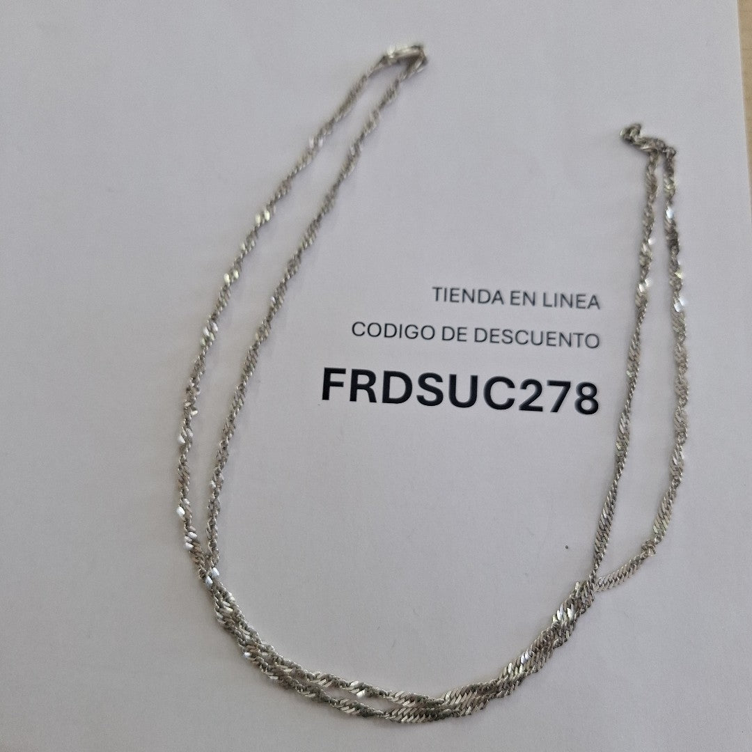 CADENA PLATA 9,30 GRMS (SEMINUEVO)