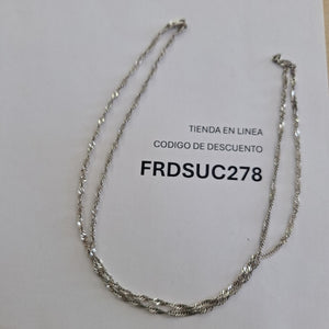 CADENA PLATA 9,30 GRMS (SEMINUEVO)