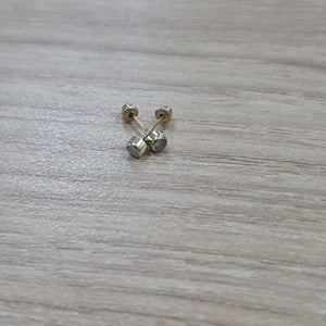 BROQUELES PAR ORO 14 K 0,30 GRMS (SEMINUEVO)