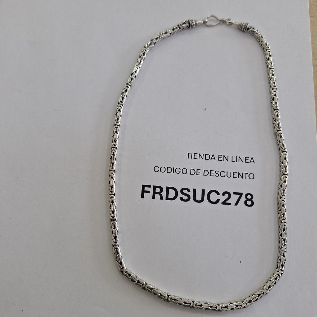 CADENA PLATA 37,10 GRMS (SEMINUEVO)