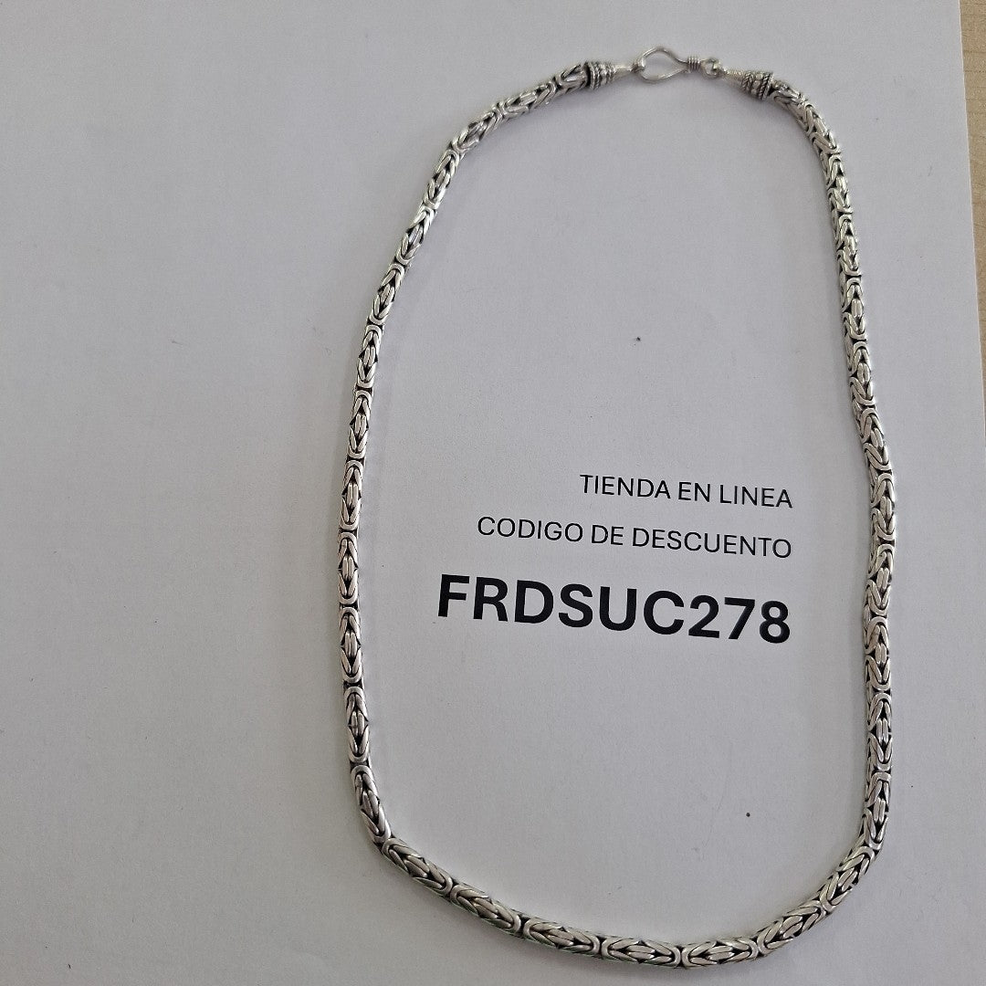 CADENA PLATA 37,10 GRMS (SEMINUEVO)