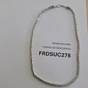 CADENA PLATA 37,10 GRMS (SEMINUEVO)
