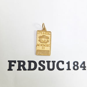 DIJE ORO 14 K 3,20 GRMS (SEMINUEVO)