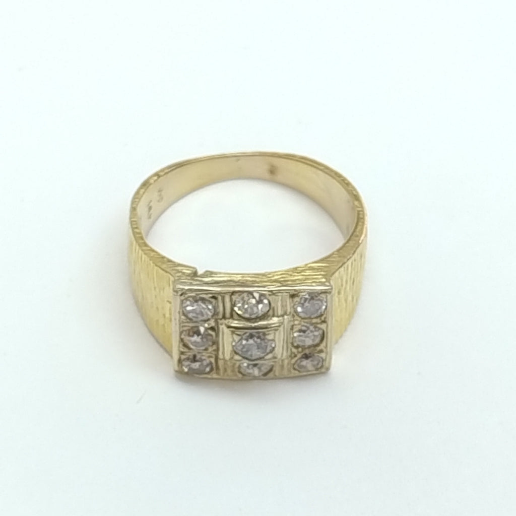 ANILLO ORO 14 K 10.6 GRMS (SEMINUEVO)