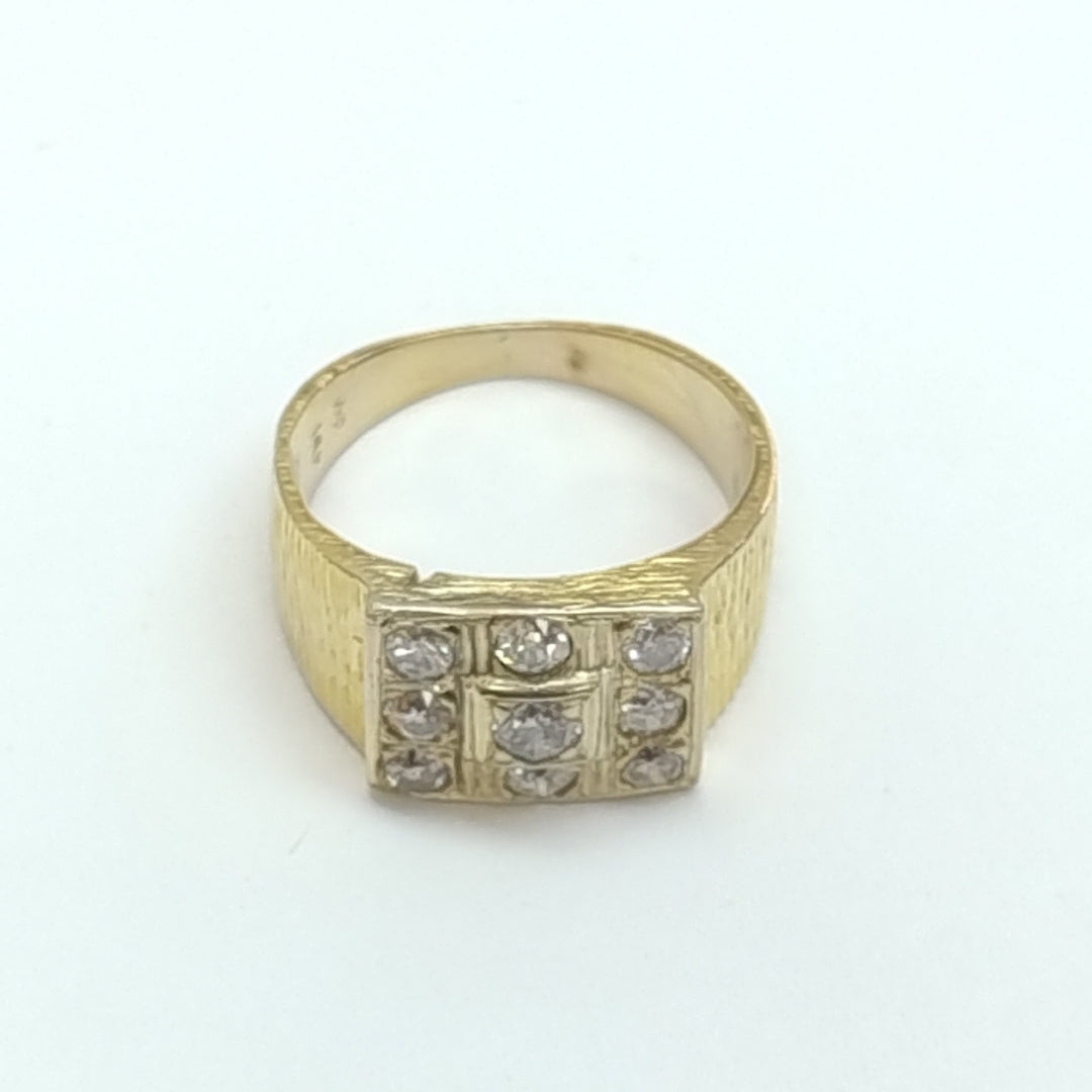 ANILLO ORO 14 K 10.6 GRMS (SEMINUEVO)