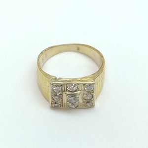ANILLO ORO 14 K 10.6 GRMS (SEMINUEVO)