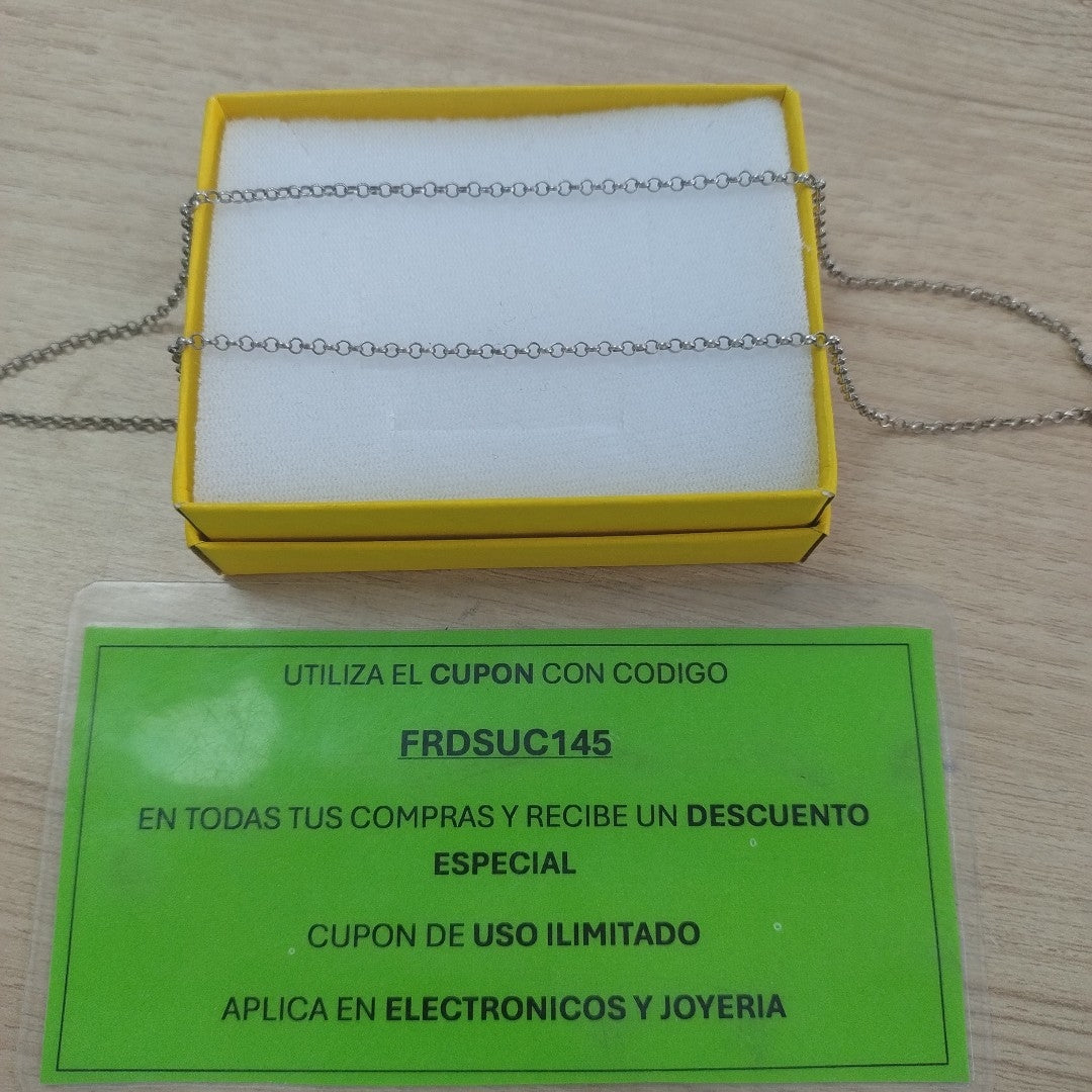 CADENA PLATA 2.8 GRMS (SEMINUEVO)