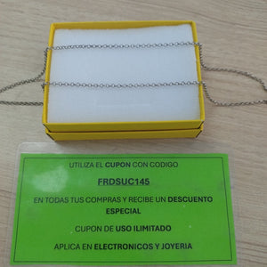 CADENA PLATA 2.8 GRMS (SEMINUEVO)