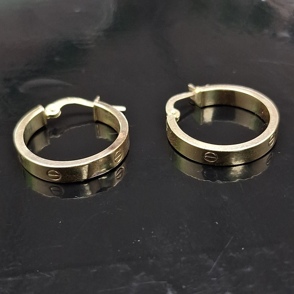 ARETES PAR ORO 8 K 3.3 GRMS (SEMINUEVO)