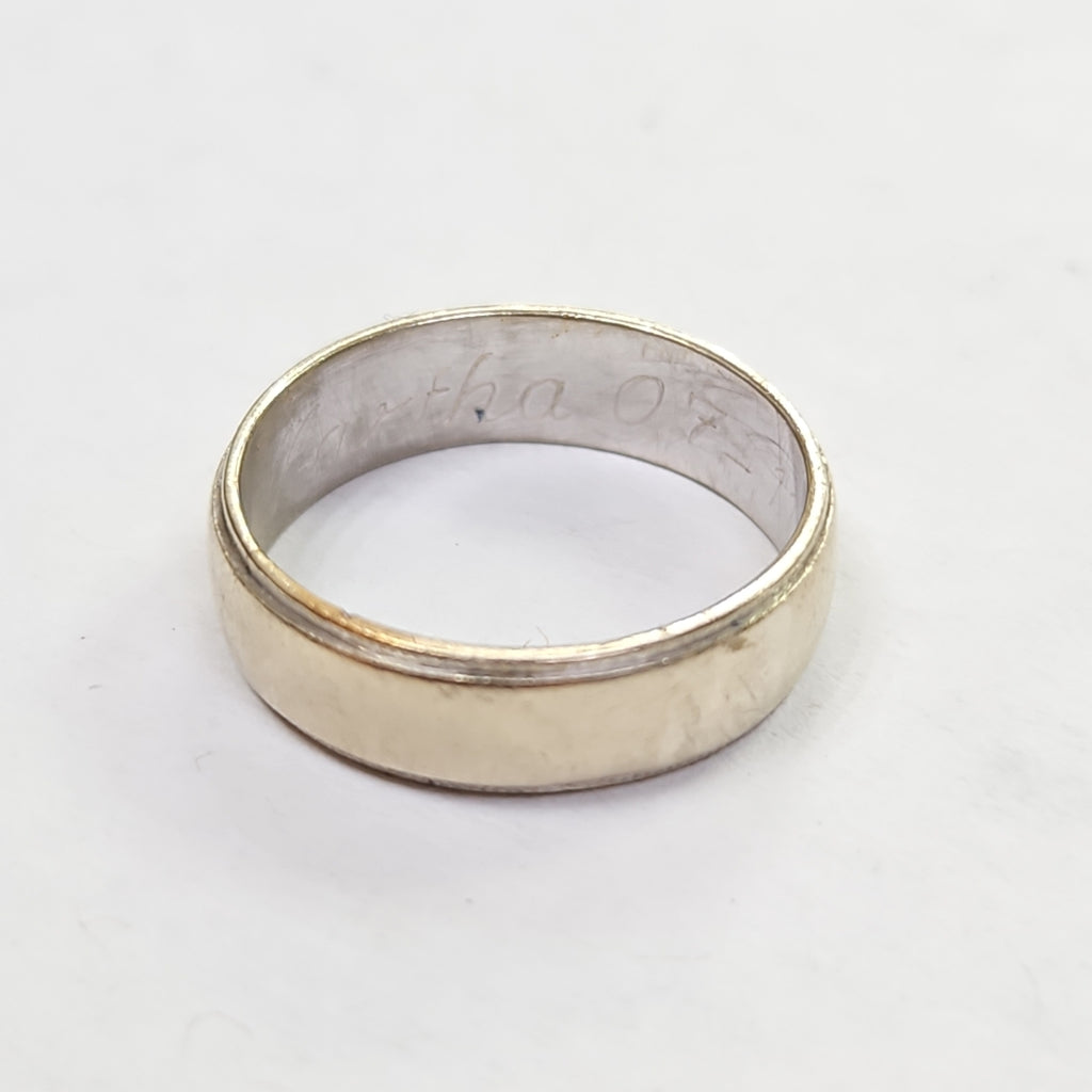 ANILLO ORO BLANCO 14 K 5,80 GRMS (SEMINUEVO)