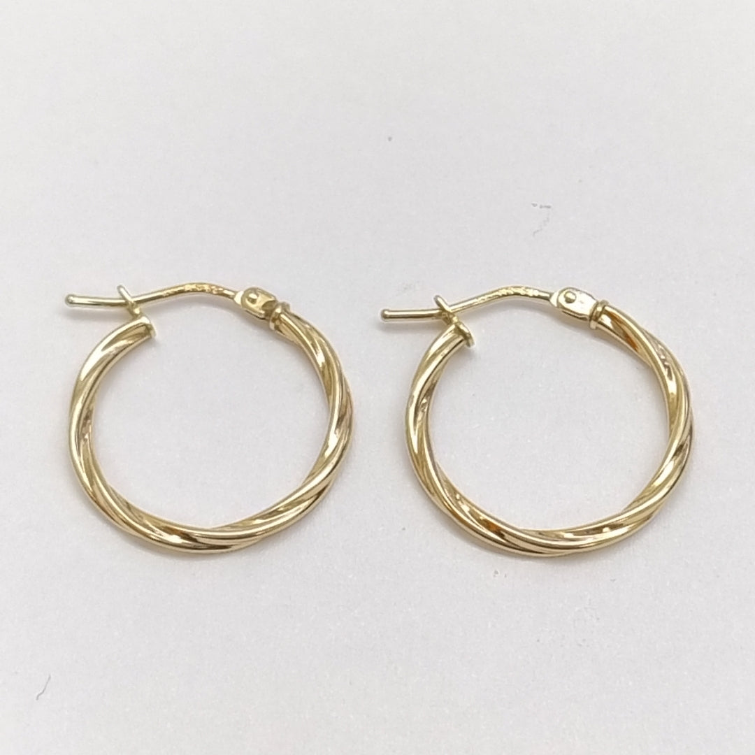 ARRACADAS PAR ORO 14 K 0.8 GRMS (SEMINUEVO)