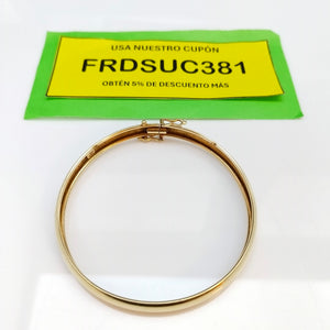 PULSERA RIGIDA ORO 14 K 10.7 GRMS (SEMINUEVO)