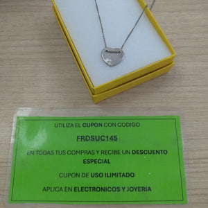 CADENA, DIJE PLATA 3 GRMS (SEMINUEVO)