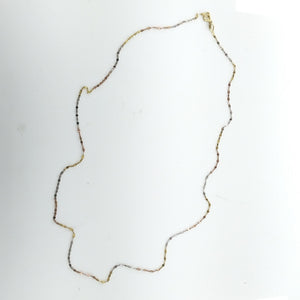 CADENA ORO,ORO COMBINADO 10 K 0,80 GRMS (SEMINUEVO)