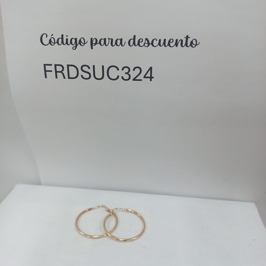 ARRACADAS PAR ORO 10 K 1.5 GRMS (SEMINUEVO)