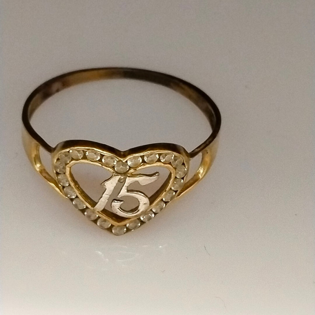 ANILLO ORO 10 K 1.1 GRMS (SEMINUEVO)