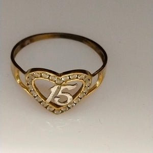 ANILLO ORO 10 K 1.1 GRMS (SEMINUEVO)