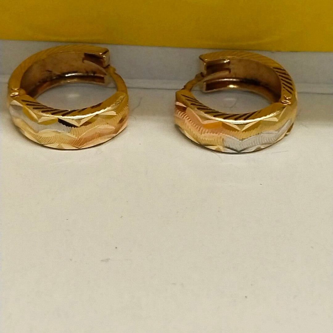 ARRACADAS PAR ORO 10 K 2 GRMS (SEMINUEVO)